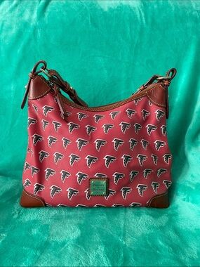 Dooney & Bourke Red Atlanta Falcons Logo Shoulder Bag